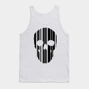 Barcode Skull Tank Top